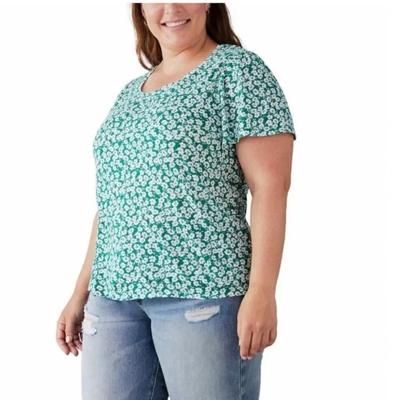 Lucky Brand Ladies' Flutter Sleeve Top - Picture 2 of 6